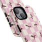 Dragon Check Phone Case — Pink