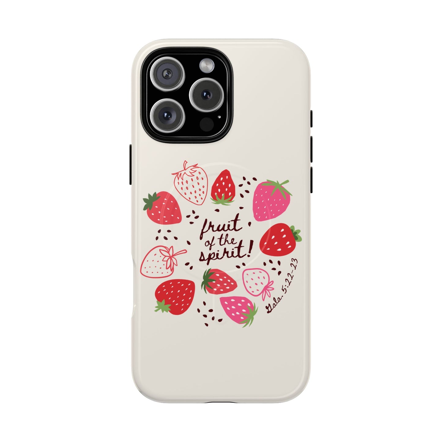 Fruits of the Spirit - Cream Phone Case
