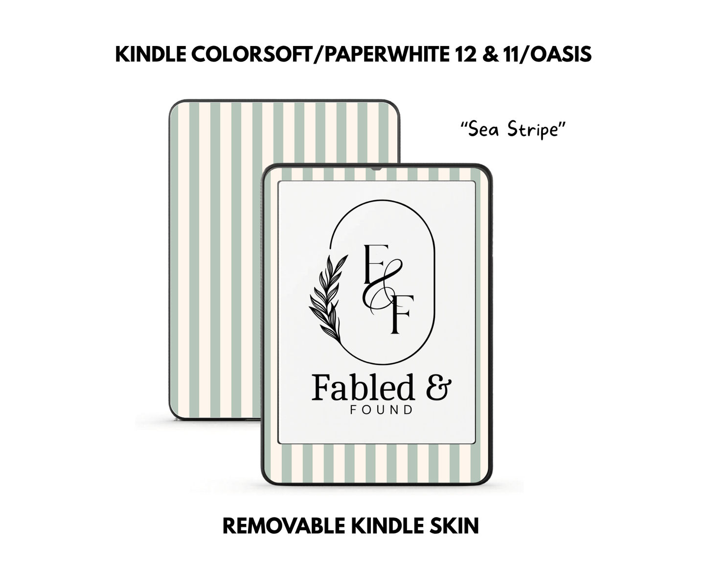 Sea  Stripe - Kindle Skin