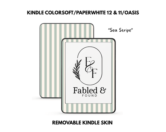 Sea  Stripe - Kindle Skin