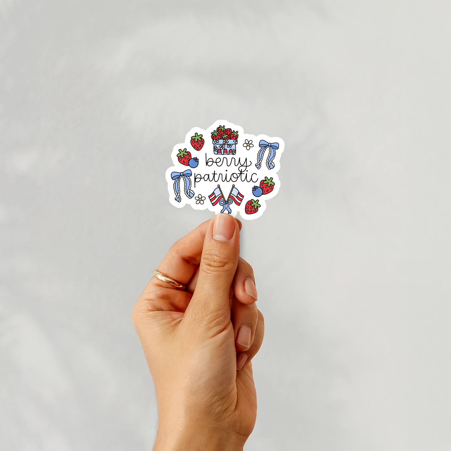 Berry Patriotic - Sticker