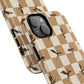 Dragon Check Phone Case — Camel