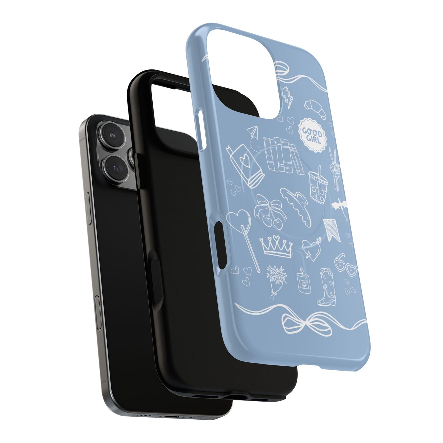 French Blue Bookish iPhone Case