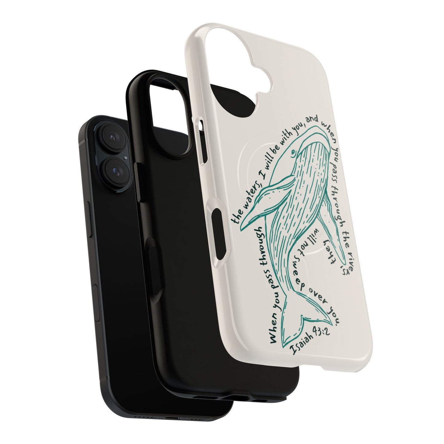 Deep Waters - Cream Phone Case