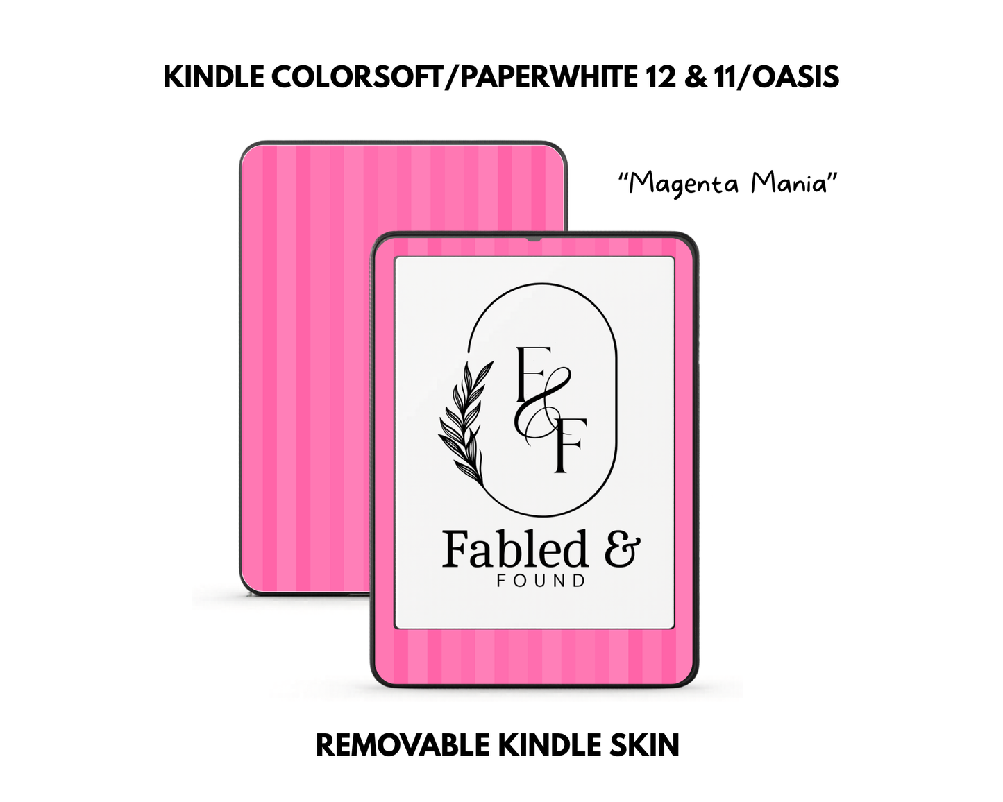 Magenta Mania - Kindle Skin