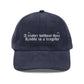 A Reader Without Their Kindle - Embroidered Corduroy Hat
