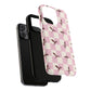 Dragon Check Phone Case — Pink