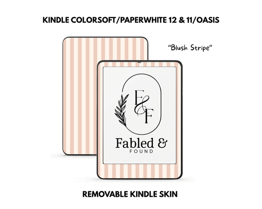 Blush Stripe - Kindle Skin