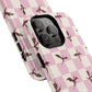 Dragon Check Phone Case — Pink