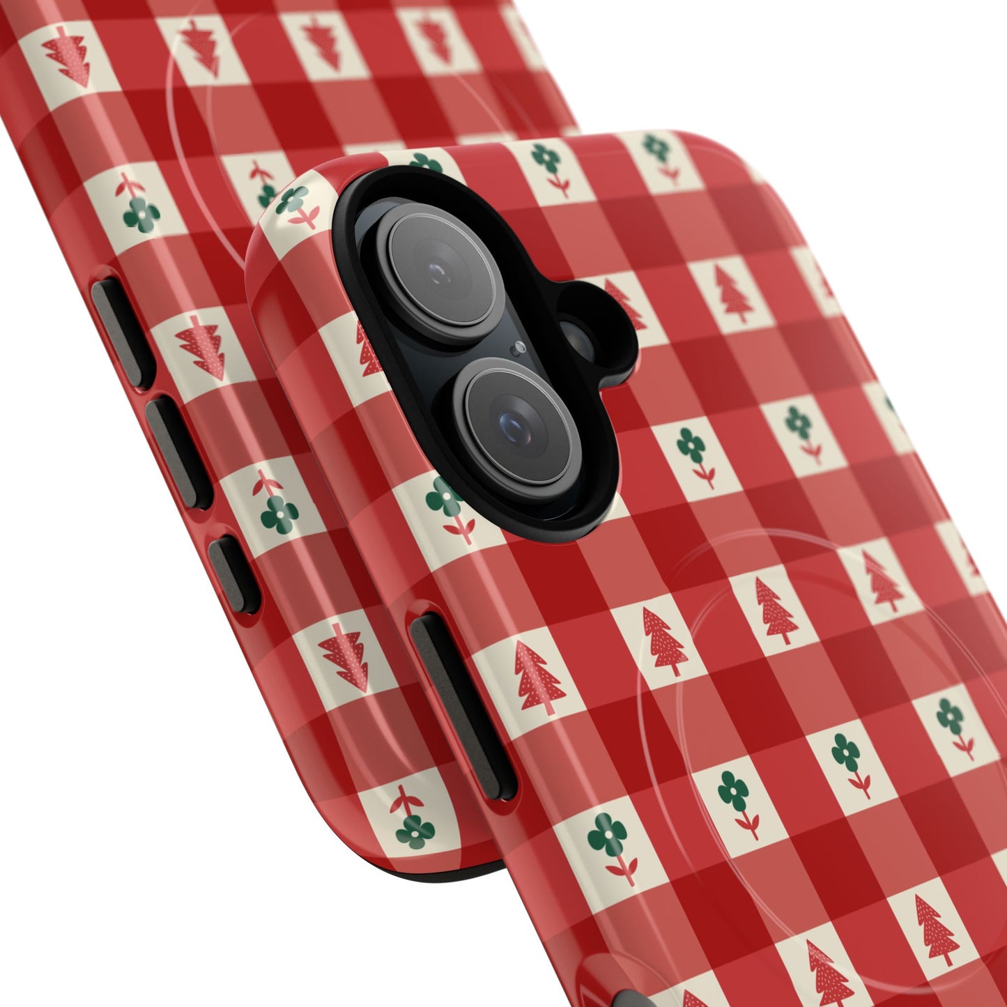Red Gingham Holiday - Phone Case