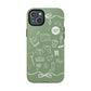 Sage Green Bookish iPhone Case