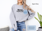 Metal Slinger Embroidered Sweatshirt (Grey with Black Butterfly)