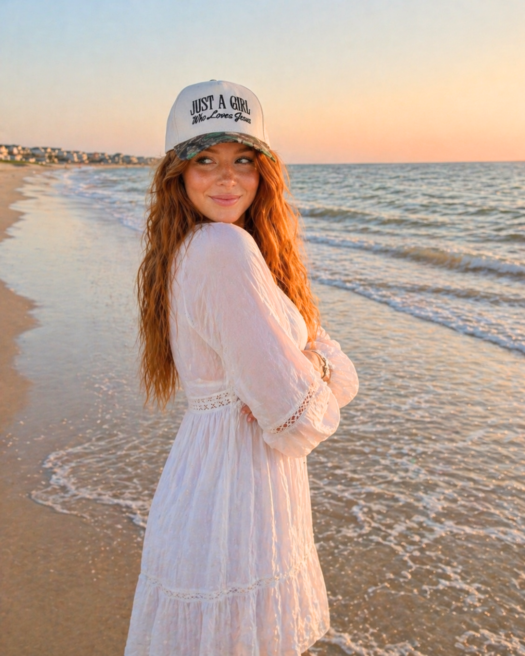 Just A Girl Who Loves Jesus - Trucker Hat