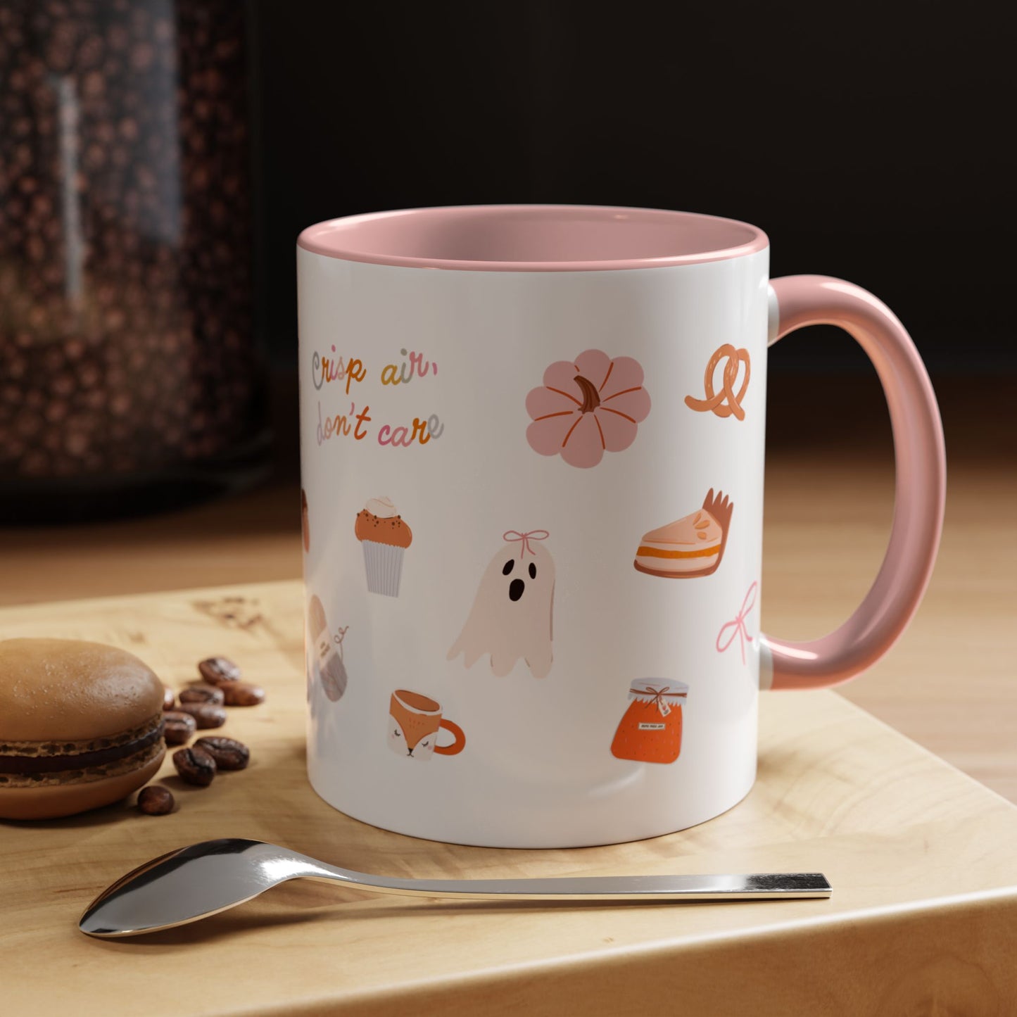 Fall Girlie Coffee Mug, Cute Mug, Fall Decor, Seasonal Gift, Cozy Drinkware, Coffee Lover's Mug, Whimsical Autumn Coffee Cup