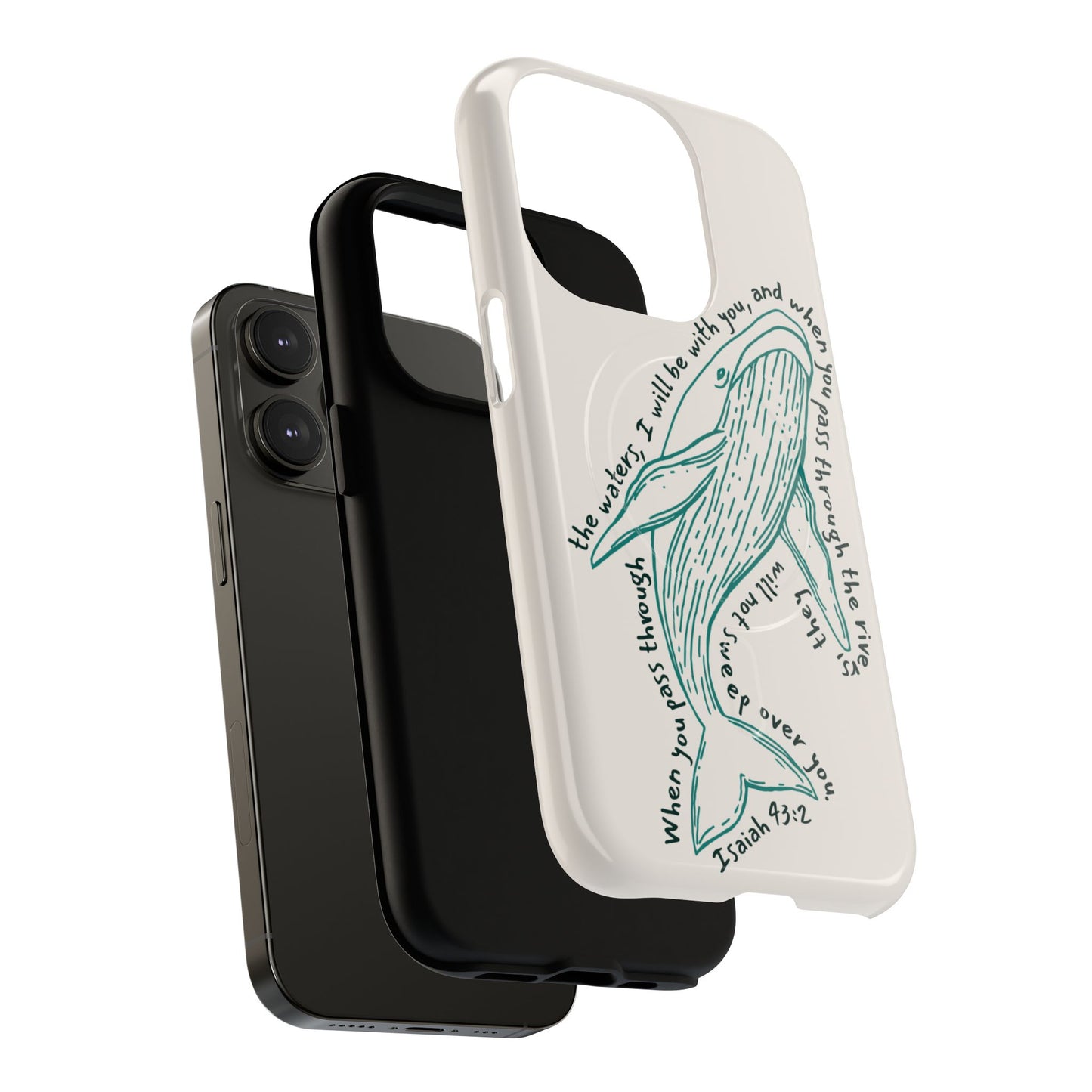 Deep Waters - Cream Phone Case