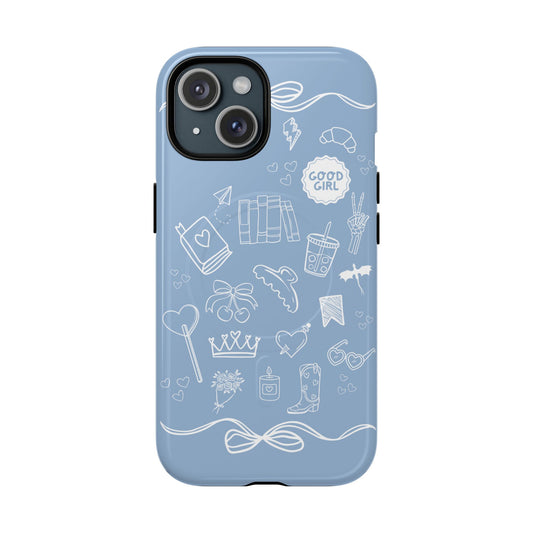 French Blue Bookish iPhone Case