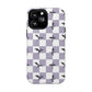 Dragon Check Phone Case — Lavender