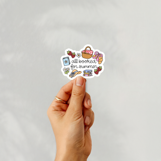 All Booked up for Summer - Sticker