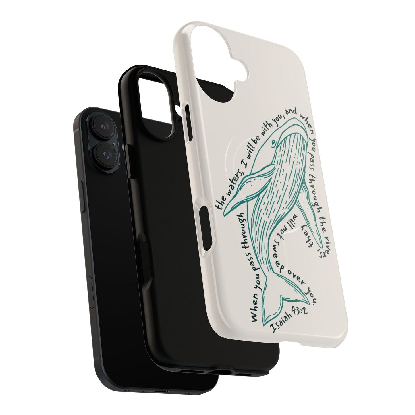 Deep Waters - Cream Phone Case
