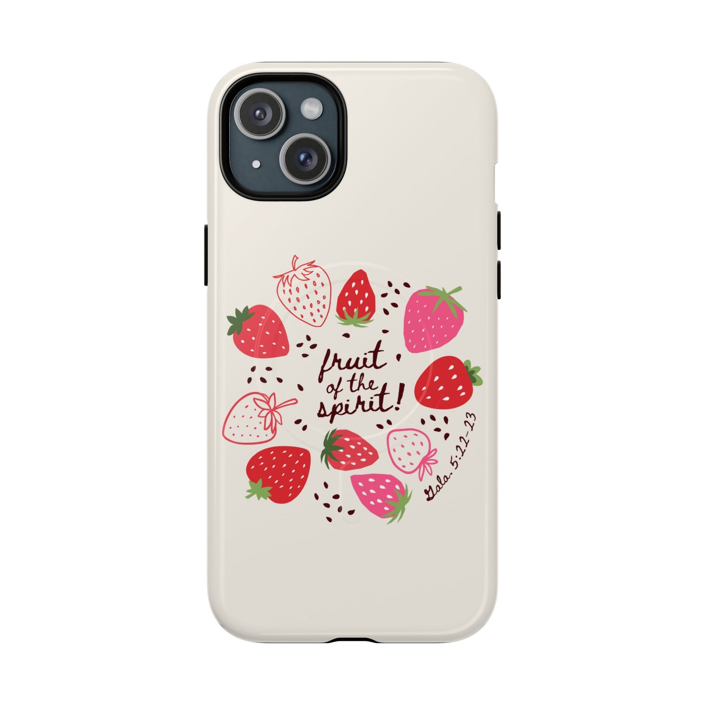 Fruits of the Spirit - Cream Phone Case