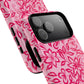 Hot Pink Floral iPhone Case