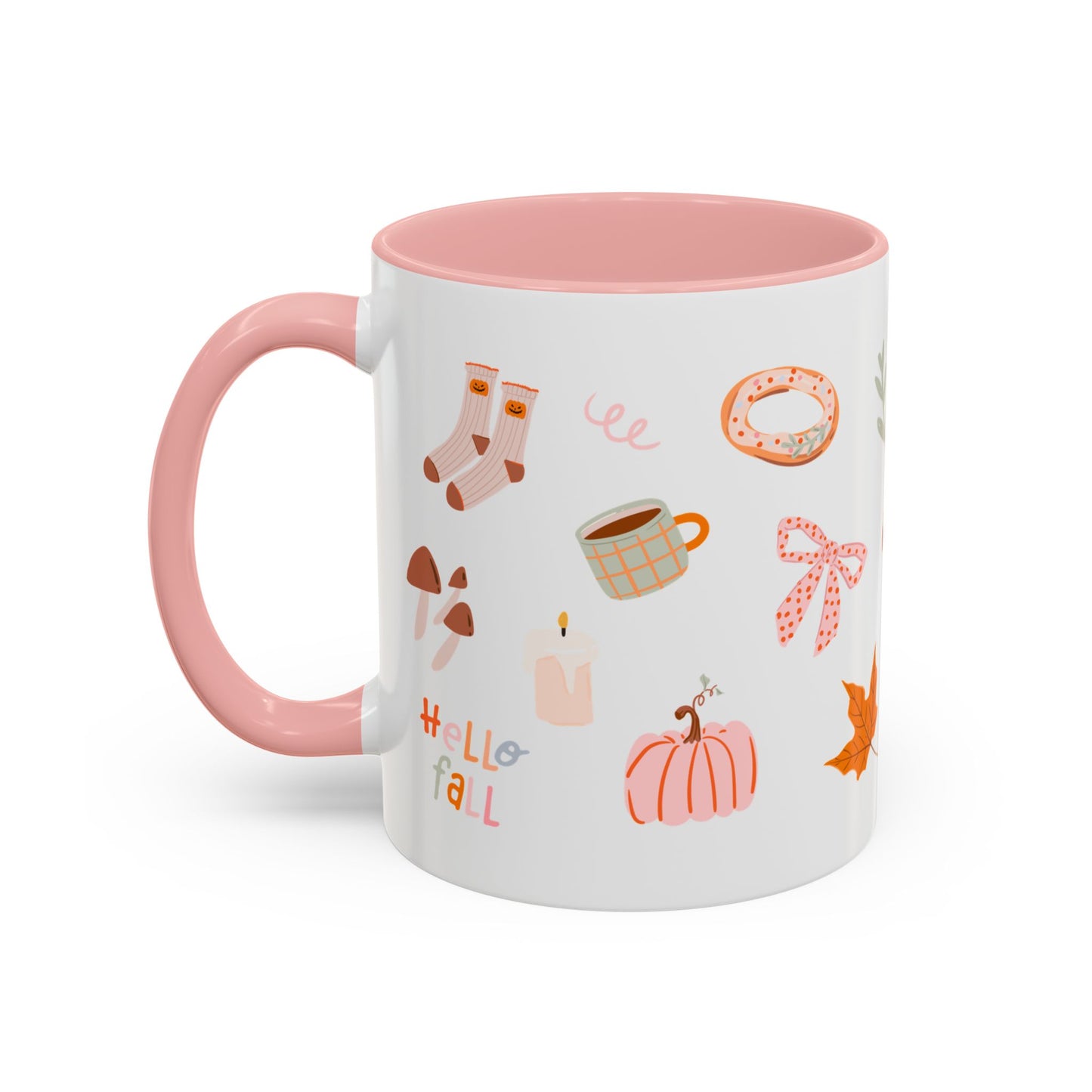 Fall Girlie Coffee Mug, Cute Mug, Fall Decor, Seasonal Gift, Cozy Drinkware, Coffee Lover's Mug, Whimsical Autumn Coffee Cup