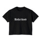 Motherhood (Gothic Font) - Crop Tee