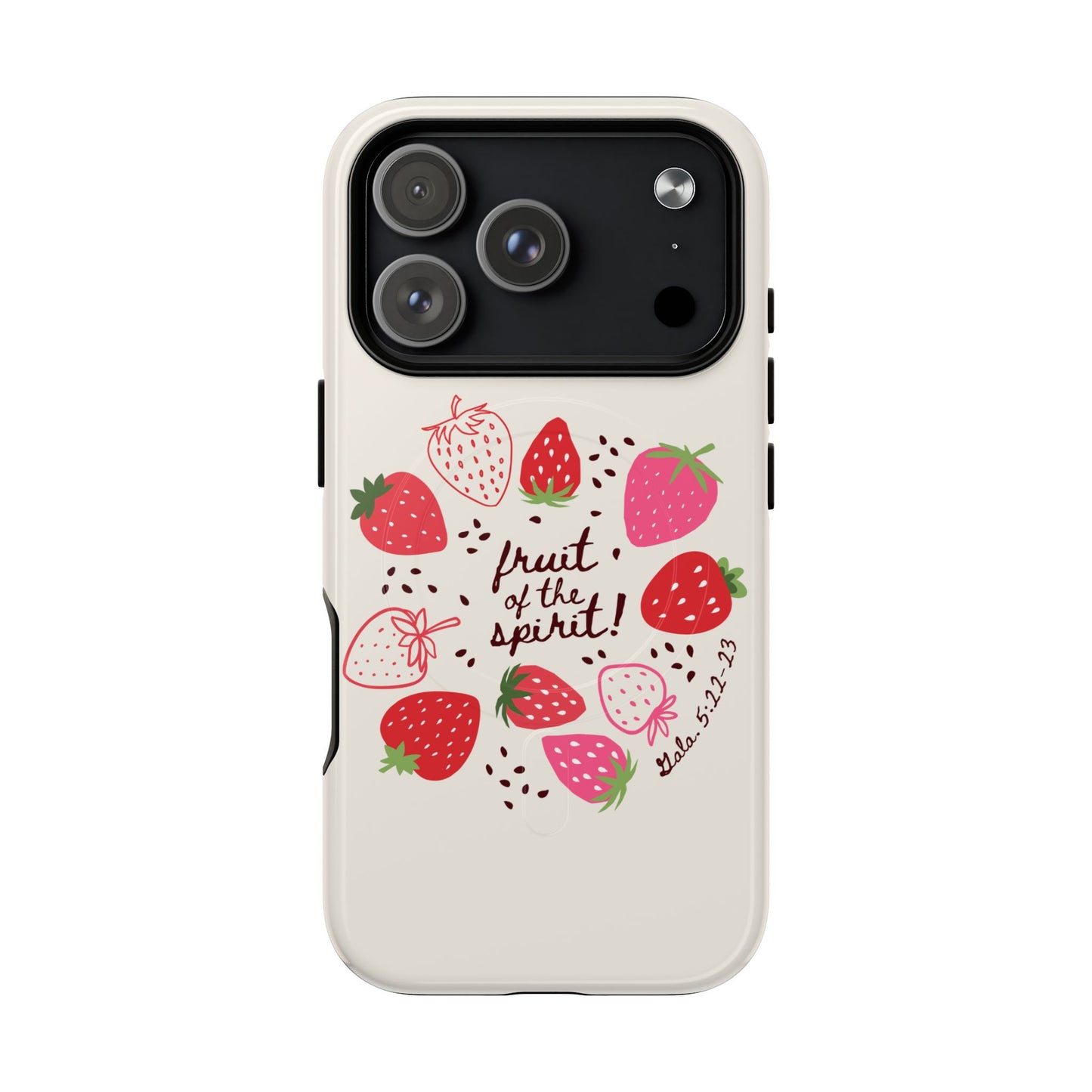 Fruits of the Spirit - Cream Phone Case
