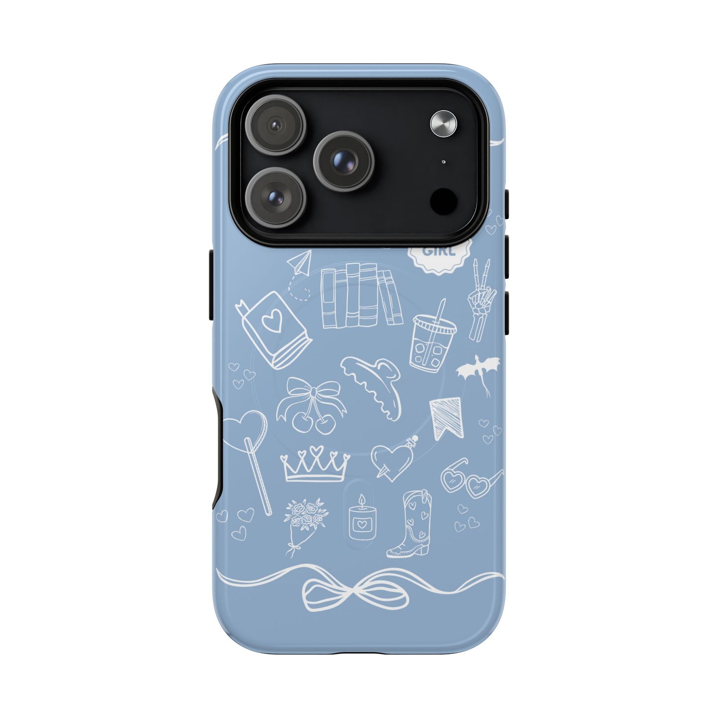 French Blue Bookish iPhone Case