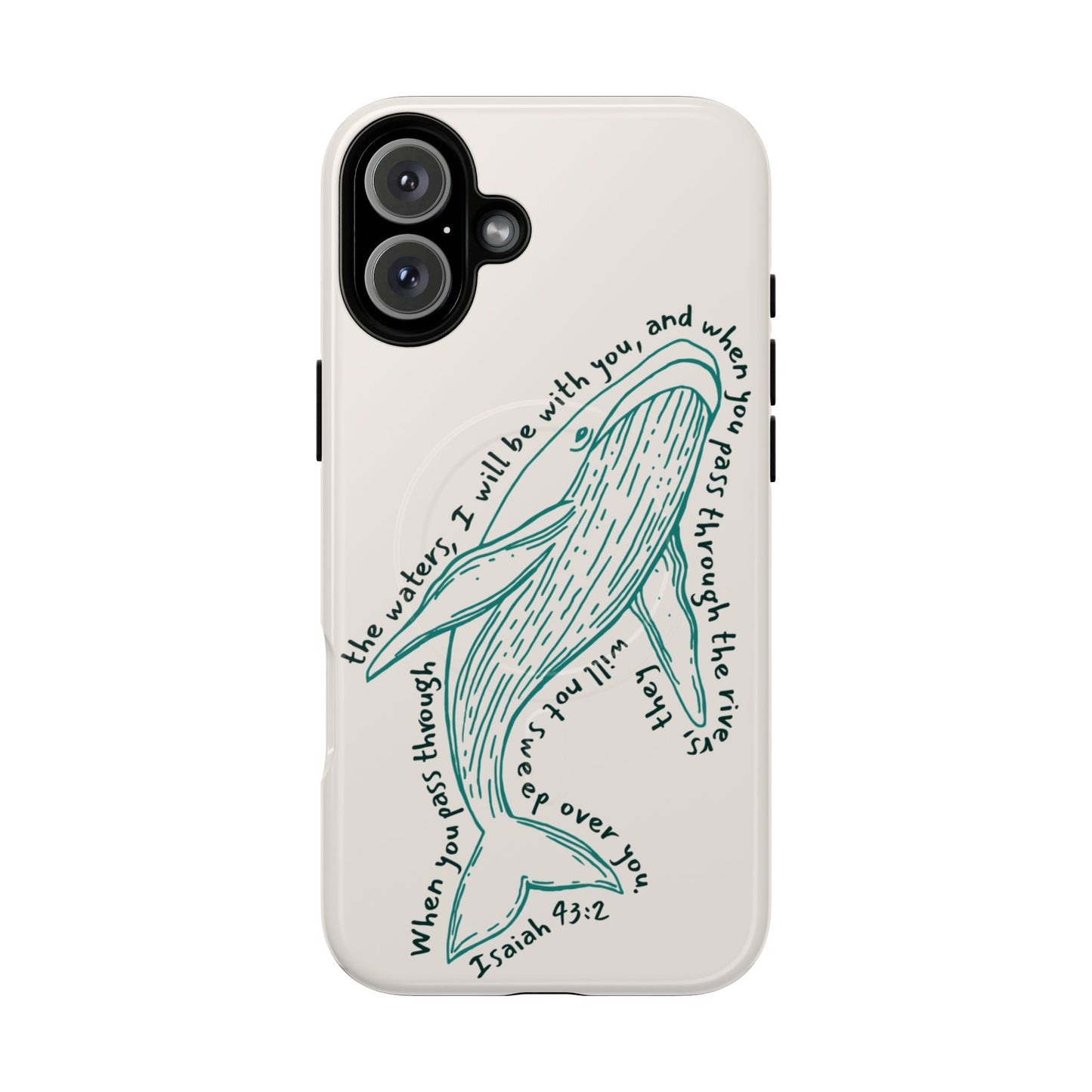 Deep Waters - Cream Phone Case