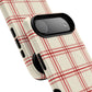 Red and White Plaid - Phone Case