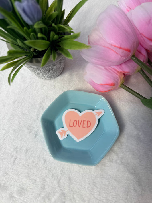 Loved Heart - Sticker