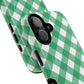 Green Gingham iPhone Case