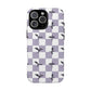 Dragon Check Phone Case — Lavender