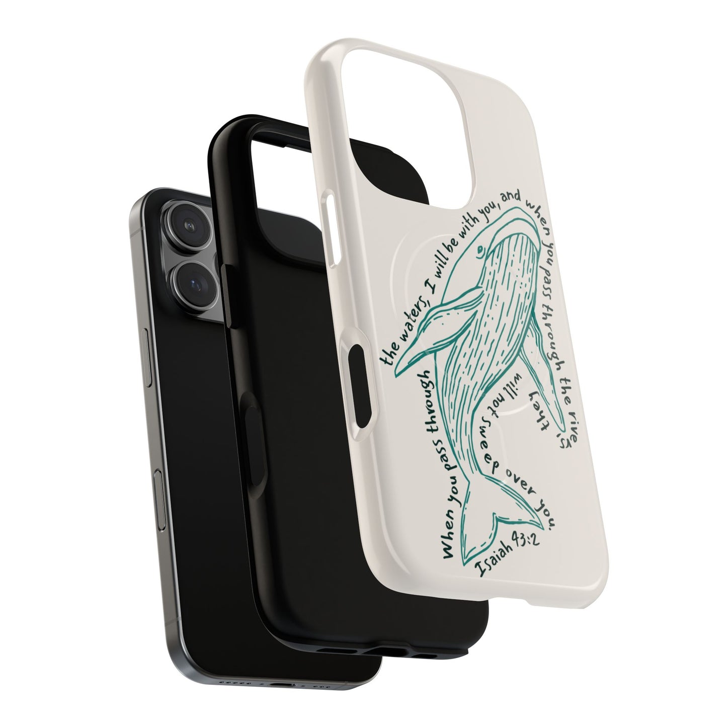Deep Waters - Cream Phone Case