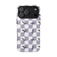 Dragon Check Phone Case — Lavender