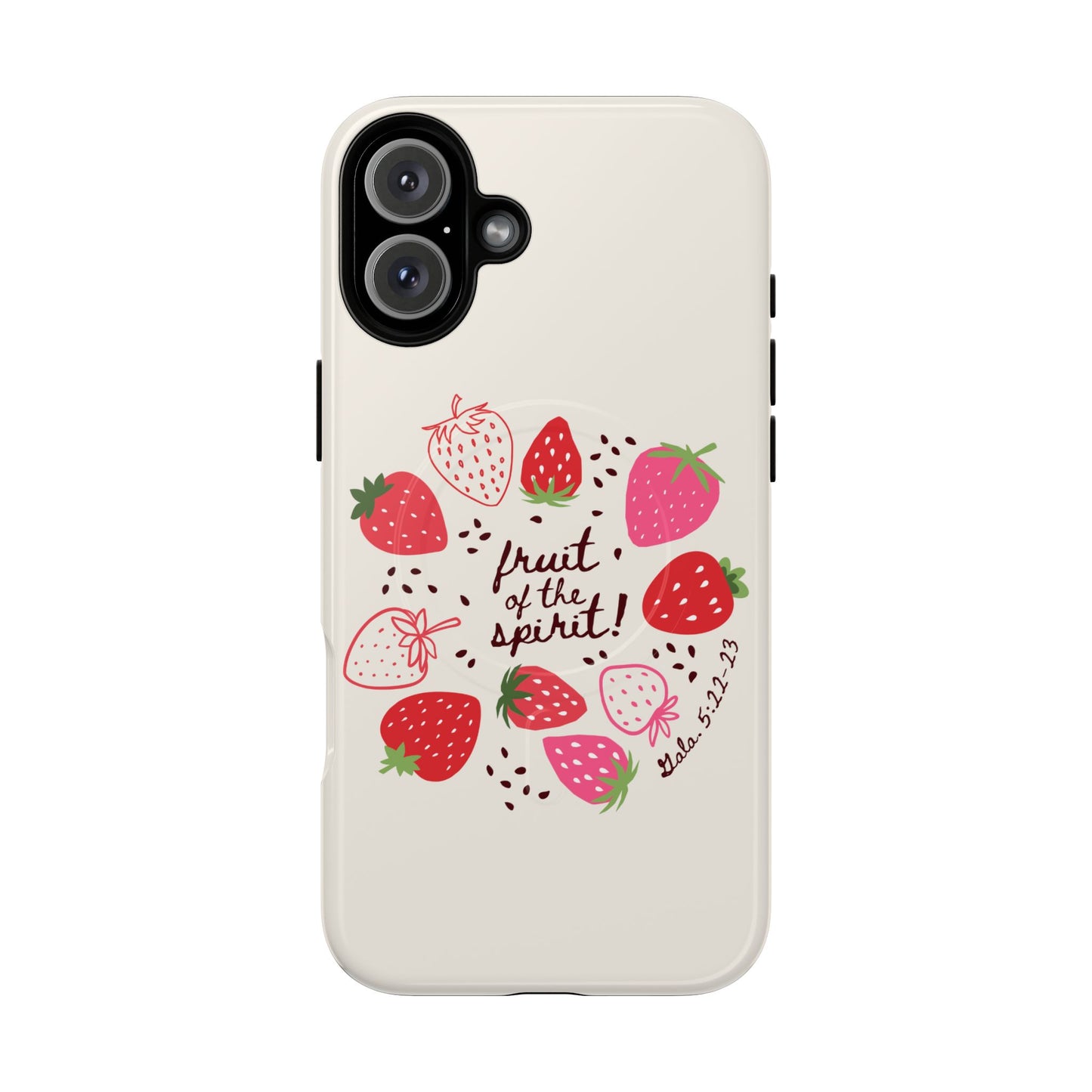 Fruits of the Spirit - Cream Phone Case