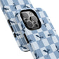 Dragon Check Phone Case — Blue