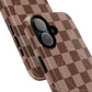 Cocoa Checkered Phone Case