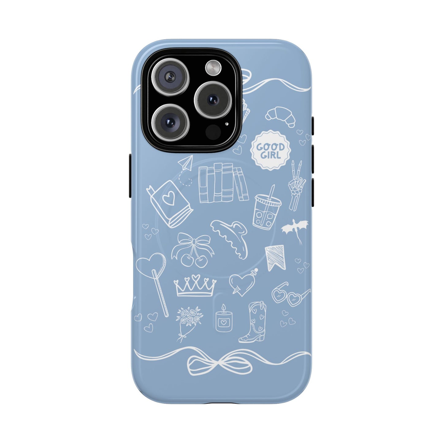 French Blue Bookish iPhone Case