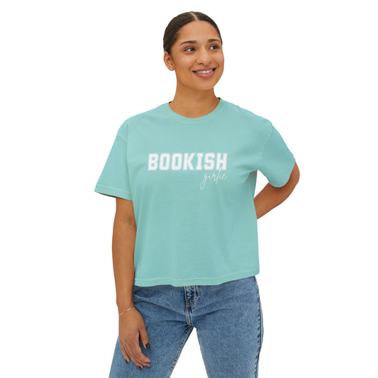 Bookish Girlie - Comfort Colors Crop Tee