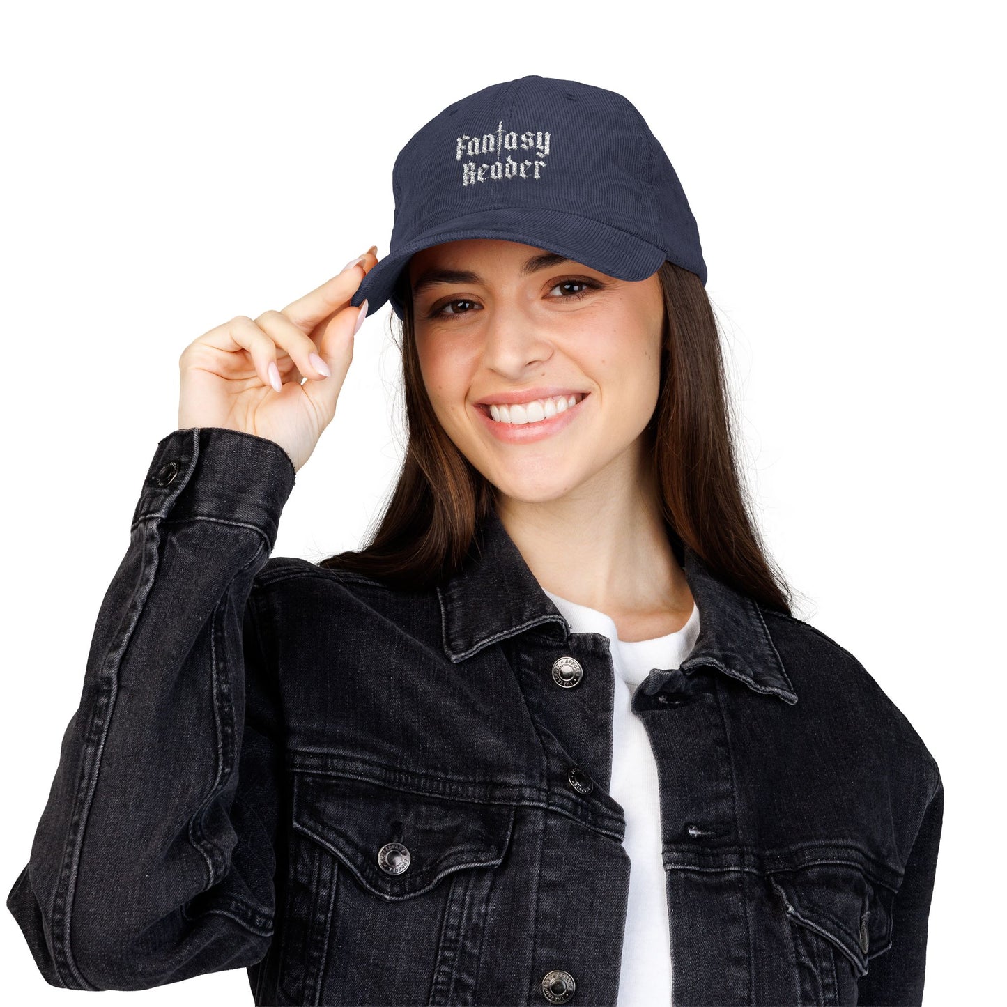 Fantasy Reader - Embroidered Corduroy Hat