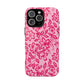 Hot Pink Floral iPhone Case