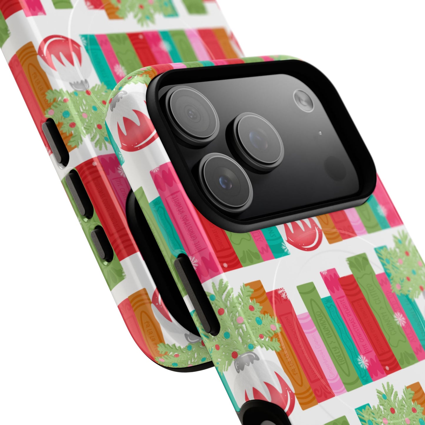 Christmas Bookshelf - Phone Case