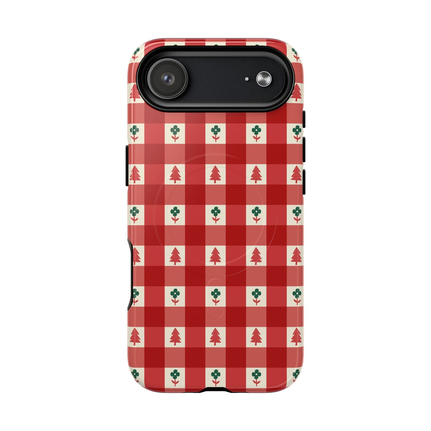 Red Gingham Holiday - Phone Case