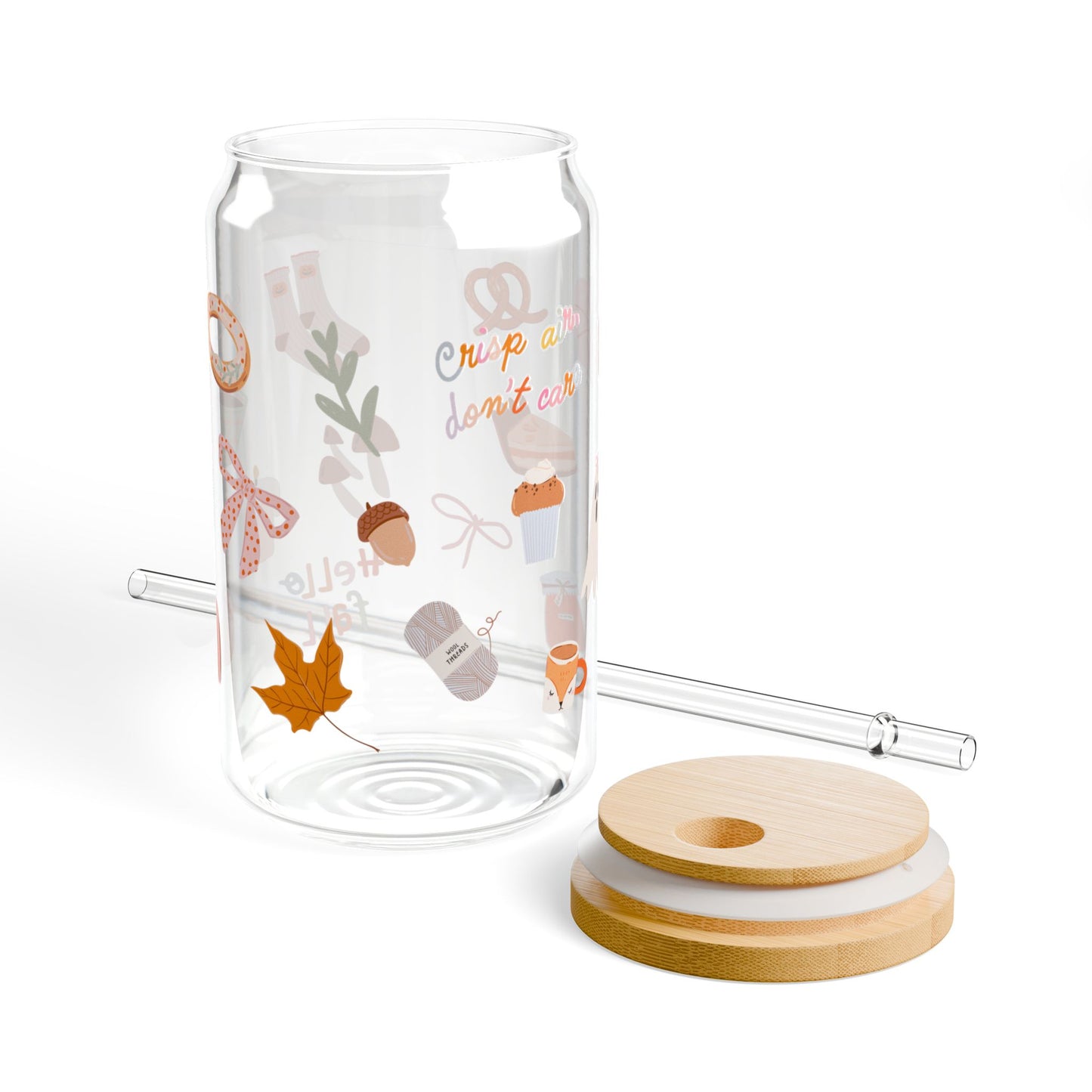 Fall Girlie - Glass Cup