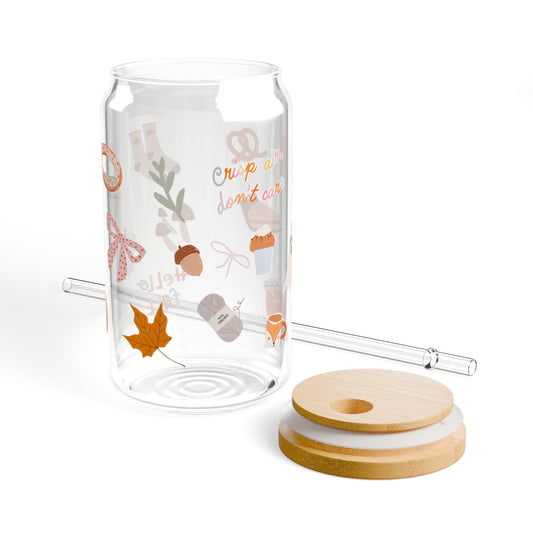 Fall Girlie - Glass Cup