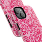 Hot Pink Floral iPhone Case