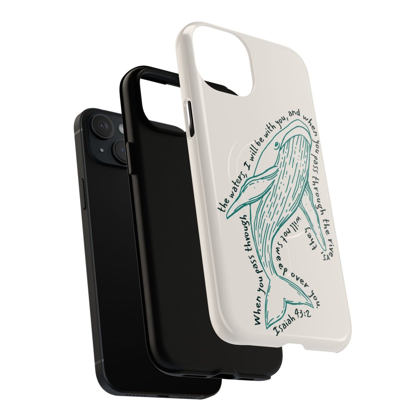 Deep Waters - Cream Phone Case
