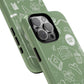 Sage Green Bookish iPhone Case